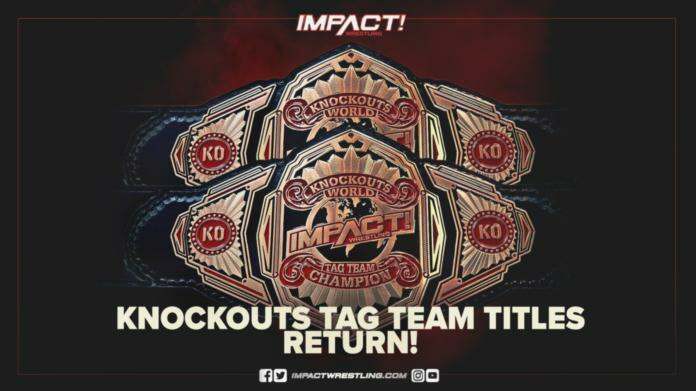 Impact Announces Knockouts Tag Titles Are Returning At Next PPV