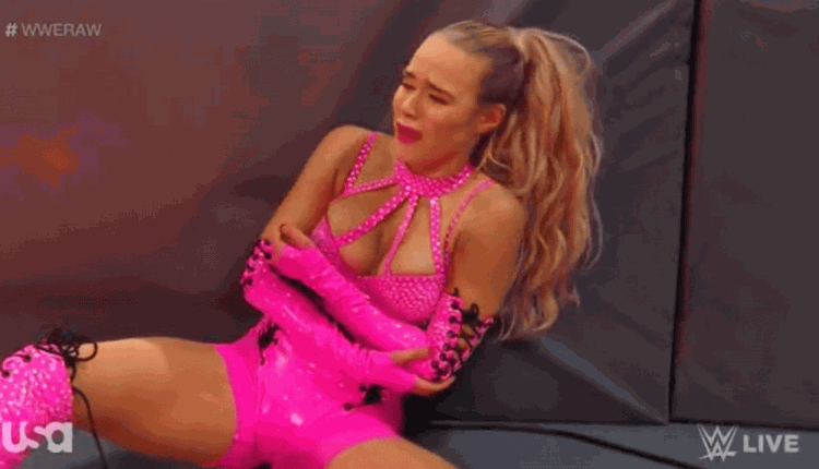 Lana gets saved from being put through a table again on WWE Raw