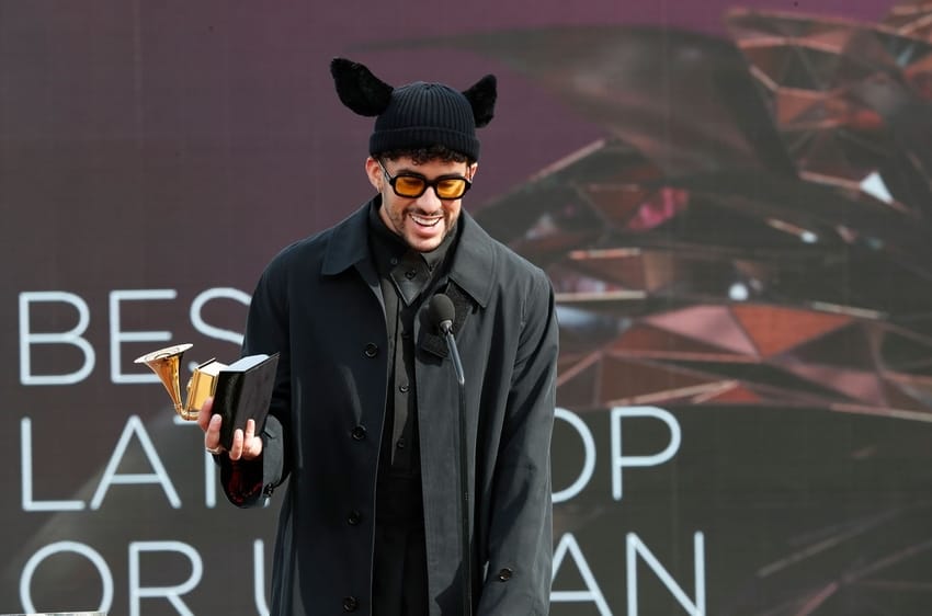 Bad Bunny wins his first-ever Grammy on Sunday