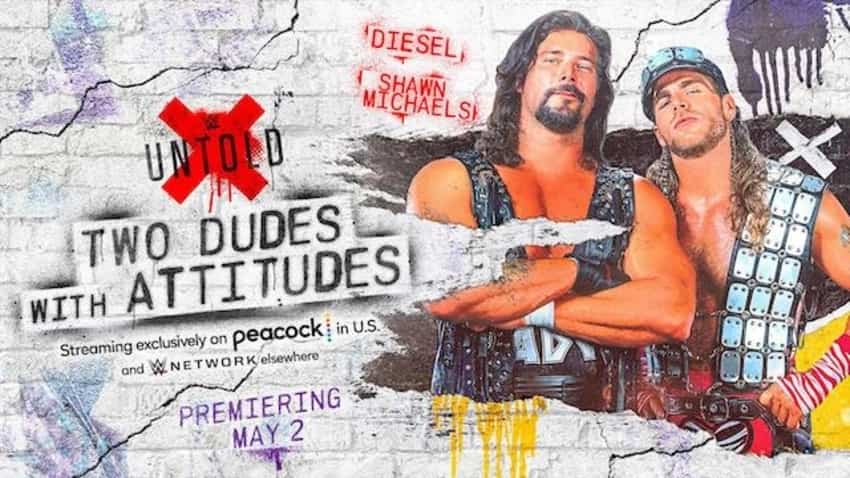 WWE Untold featuring Kevin Nash and Shawn Michaels premieres May 2 on Peacock