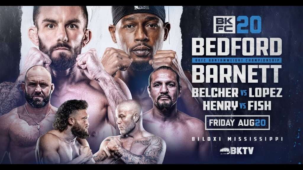 Watch BKFC 20: Bedford vs. Barnett 8/20/2021 Full Show Online Free