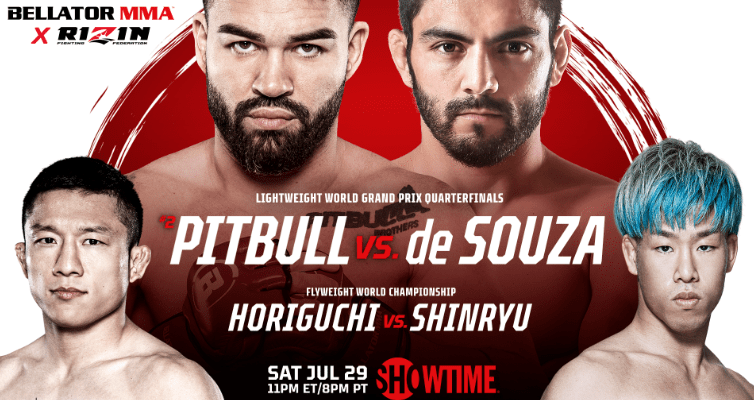 Watch Bellator MMA x Rizin 2: Pitbull vs de Souza 2023 7/29/23 Full Show Online Free
