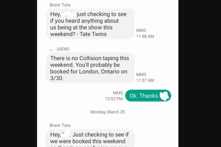 Boys Challenge Tony Khan's No-Show Claims, Provide Text Screenshots